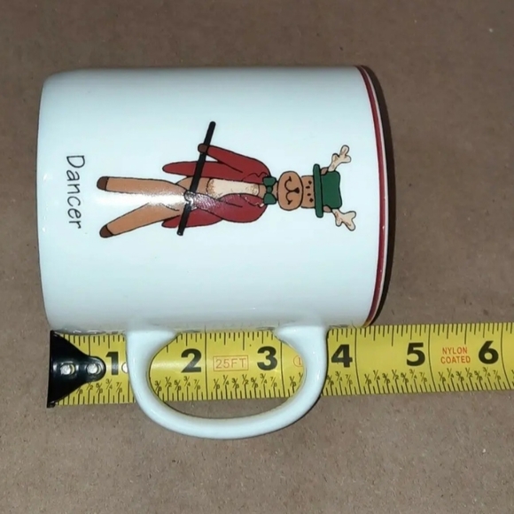 Dancer Reindeer Christmas Coffee Mug - Picture 7 of 8